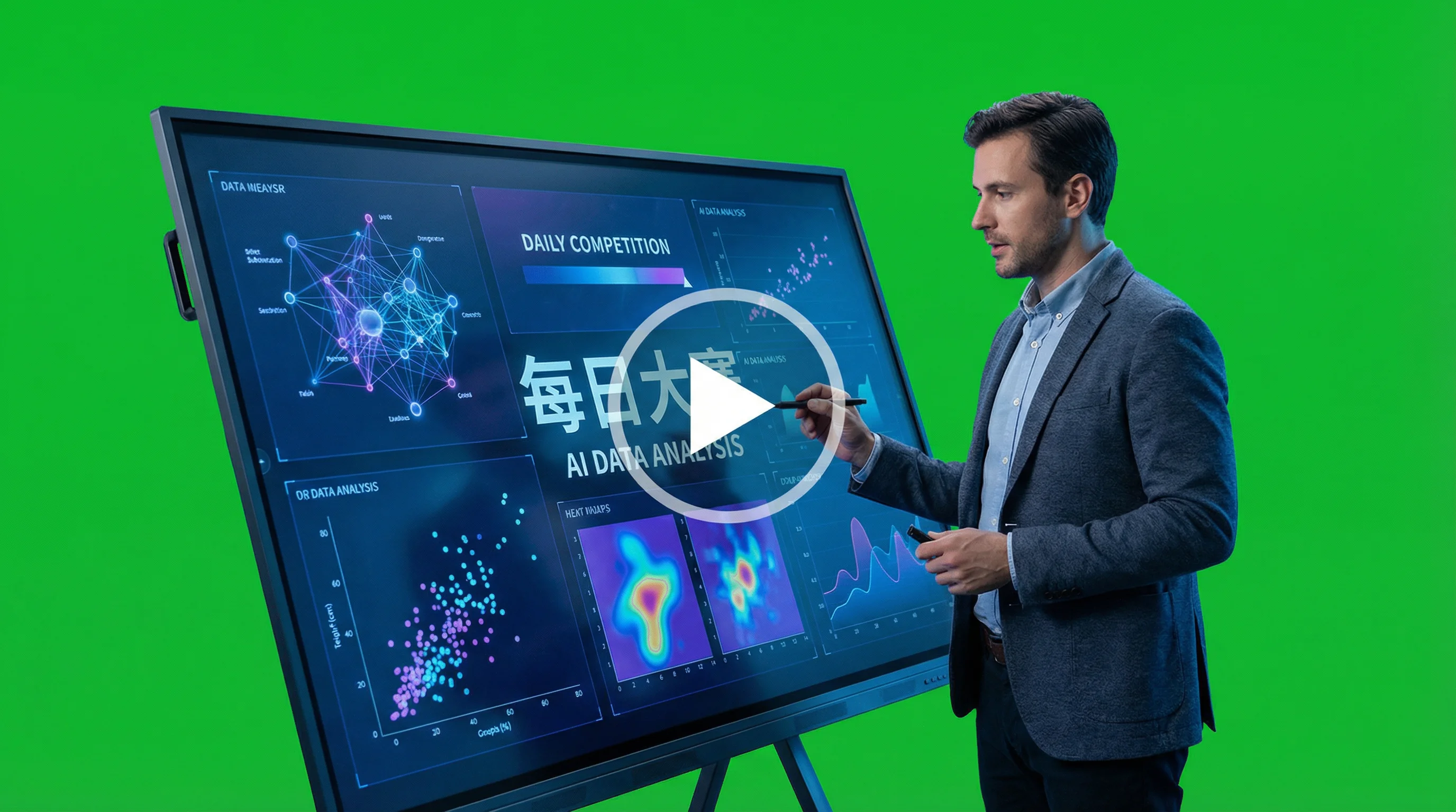 每日大赛品牌数据可视化视频演示